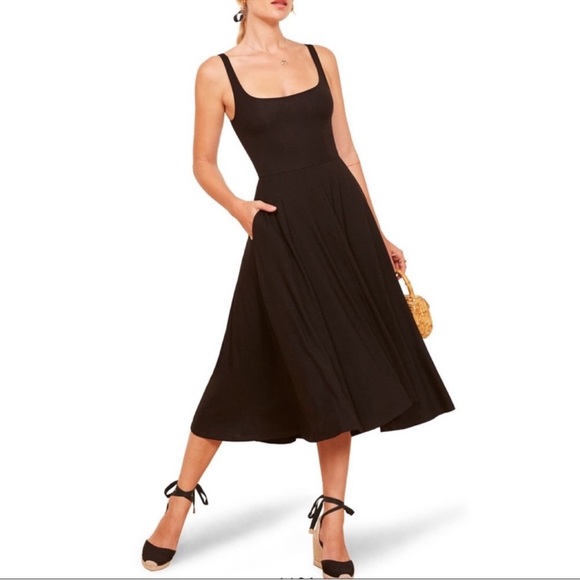 Reformation Rou Midi Dress - Picture 3 of 8